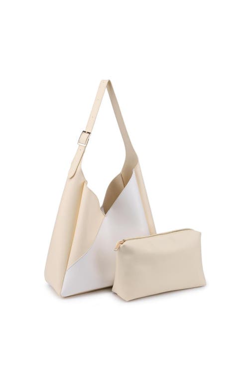 Moda Luxe Frankie Hobo In Ivory Butter