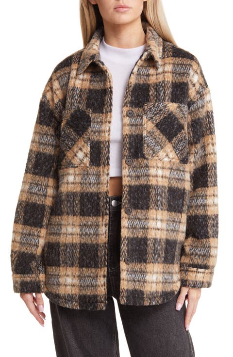 Plaid Woven Shacket