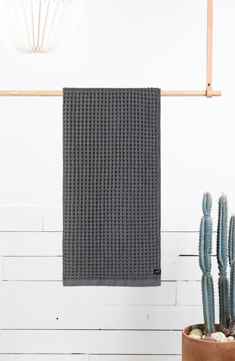 Slowtide Guild Bath Towel, Alternate, color, Charcoal