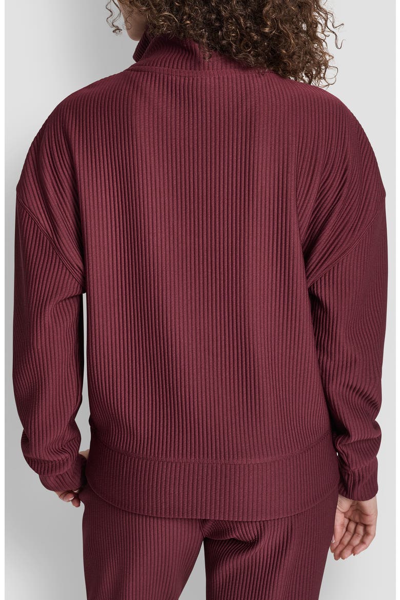 Tech Ottoman Half Zip Sweatshirt, Alternate, color, SYRAH
