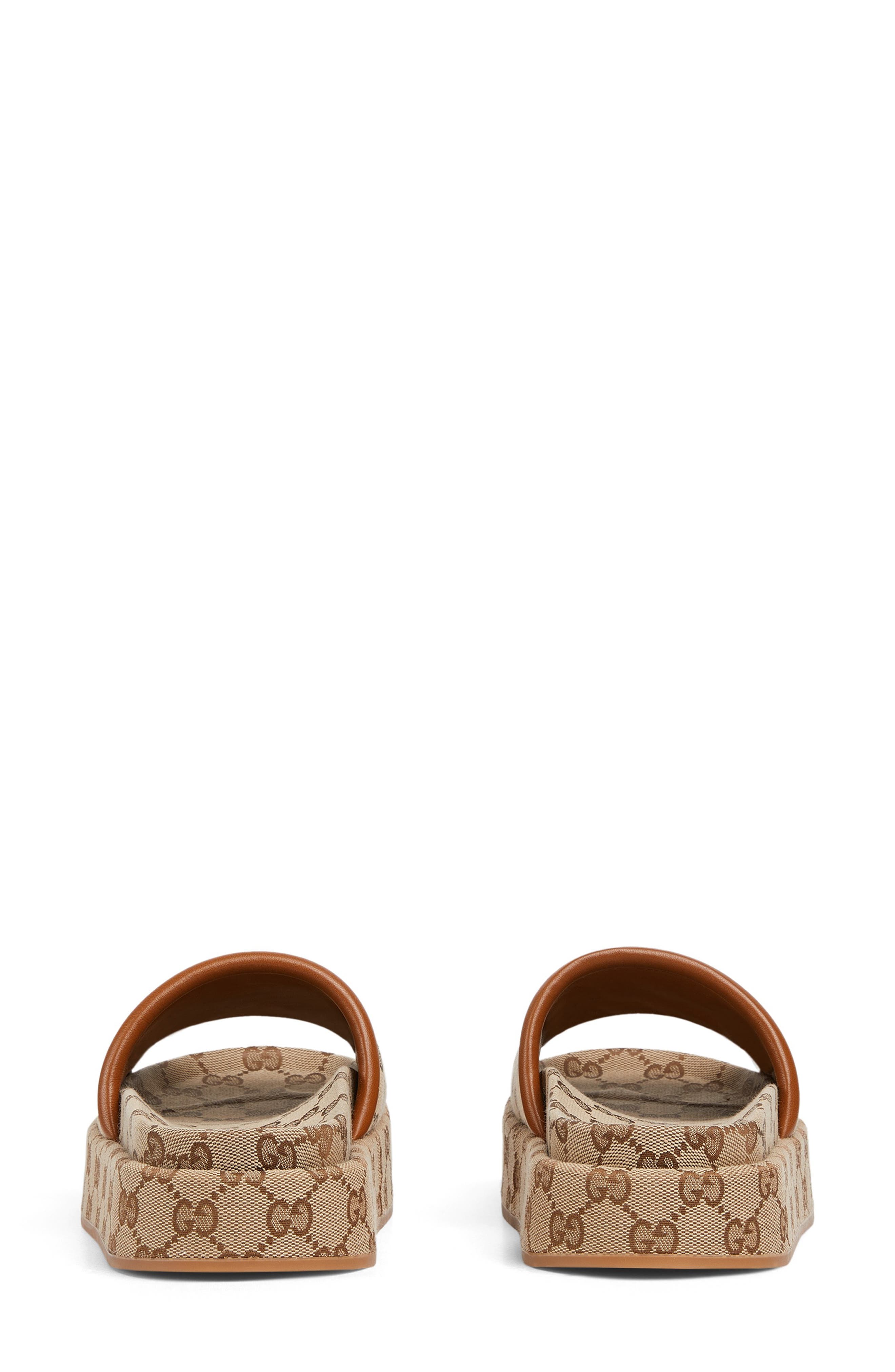 Gucci Clarice Platform Slide Sandal, Alternate, color, 