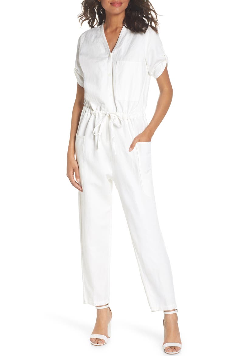 Keep It Cool Jumpsuit, Main, color, WHITE