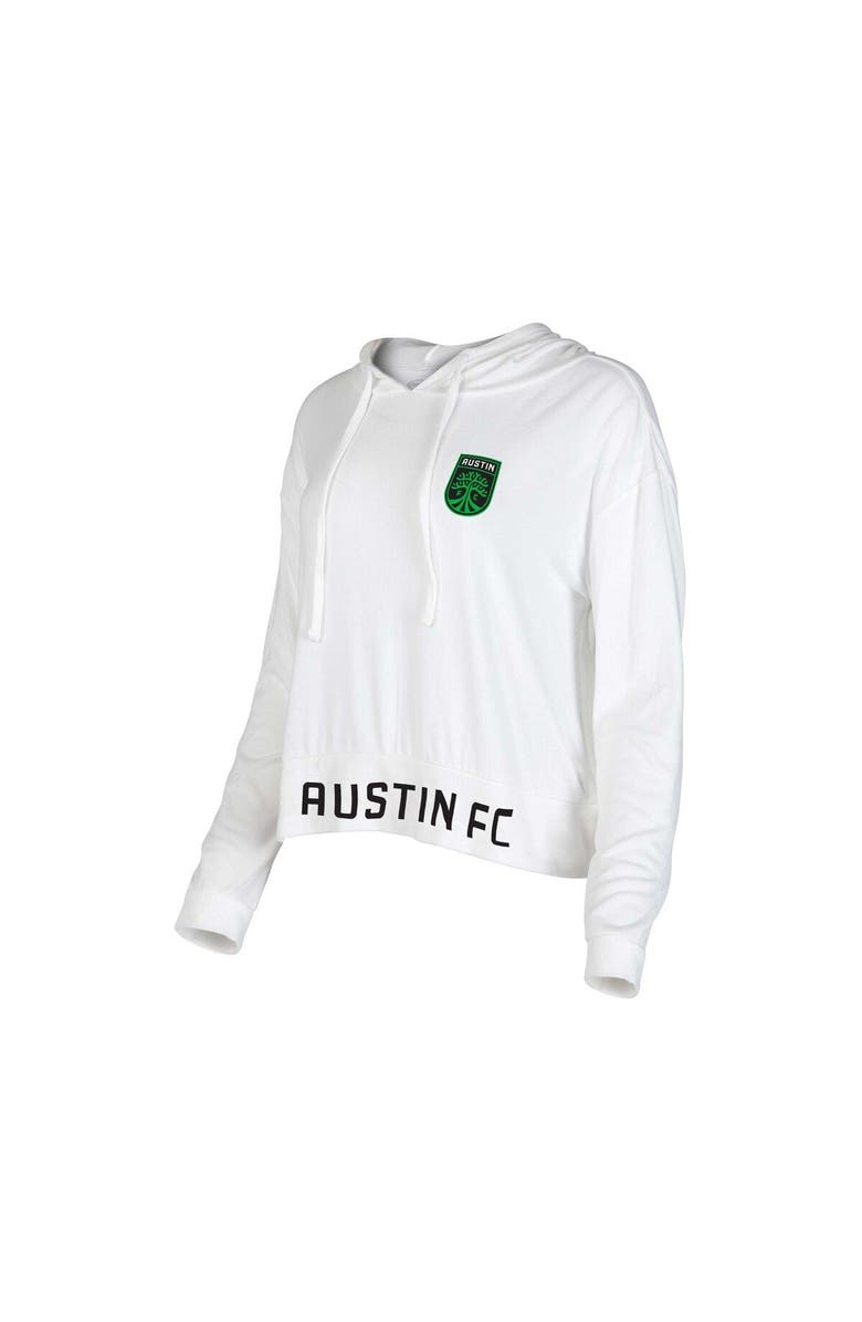 CONCEPTS SPORT Women's Concepts Sport White Austin FC Accord Hoodie Long Sleeve Top, Main, color, White
