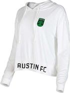 CONCEPTS SPORT Women's Concepts Sport White Austin FC Accord Hoodie Long Sleeve Top