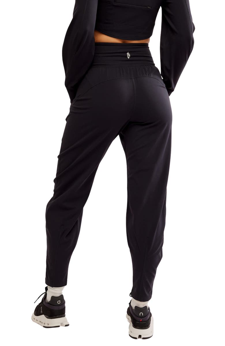 Free People FP Movement Never Better Sweatpants, Alternate, color, Black