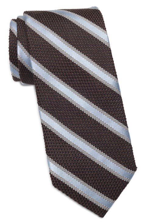 Talman Stripe Silk Tie