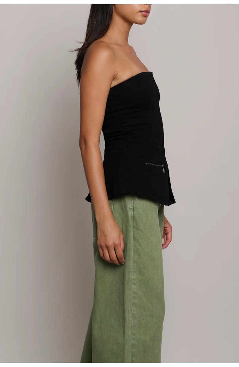 TT Studios Luna Peplum Top, Alternate, color, William St.