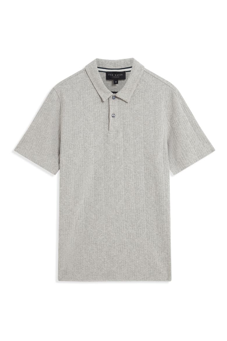 Rembran Texture Polo, Alternate, color, LIGHT GREY