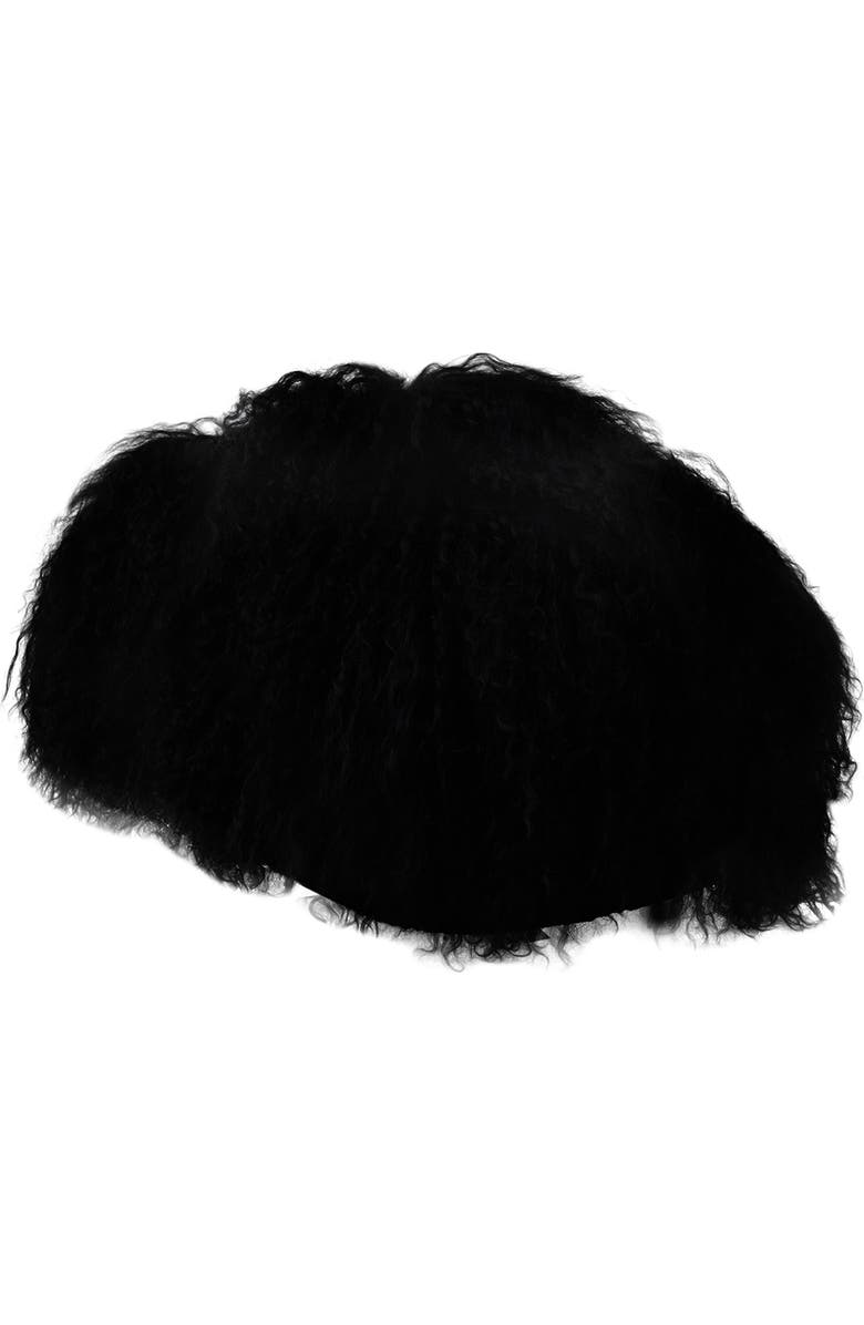 ZIGI Eliza Genuine Shearling Bootie, Main, color, Black