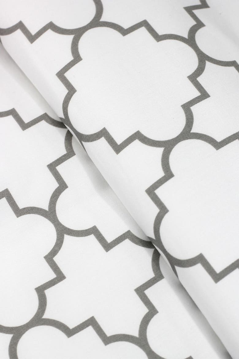 400TC Lattice 3-Piece Sheet Set - Twin, Alternate, color, GREY