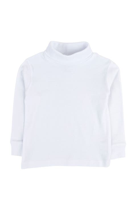 Kids Turtleneck, 100% Cotton, Solid Colors