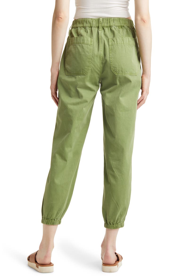 Griff Twill Joggers, Alternate, color, FADED FERN