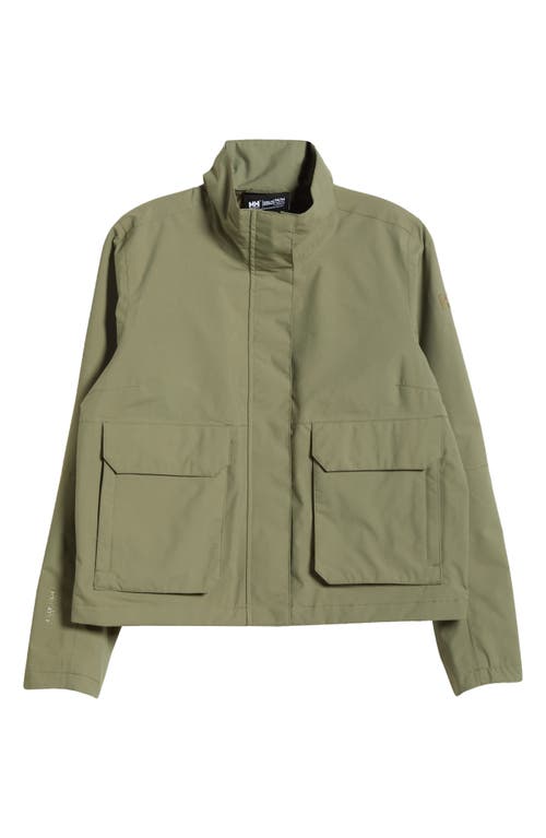 Helly Hansen Escape Utility Waterproof Jacket In Lava Green