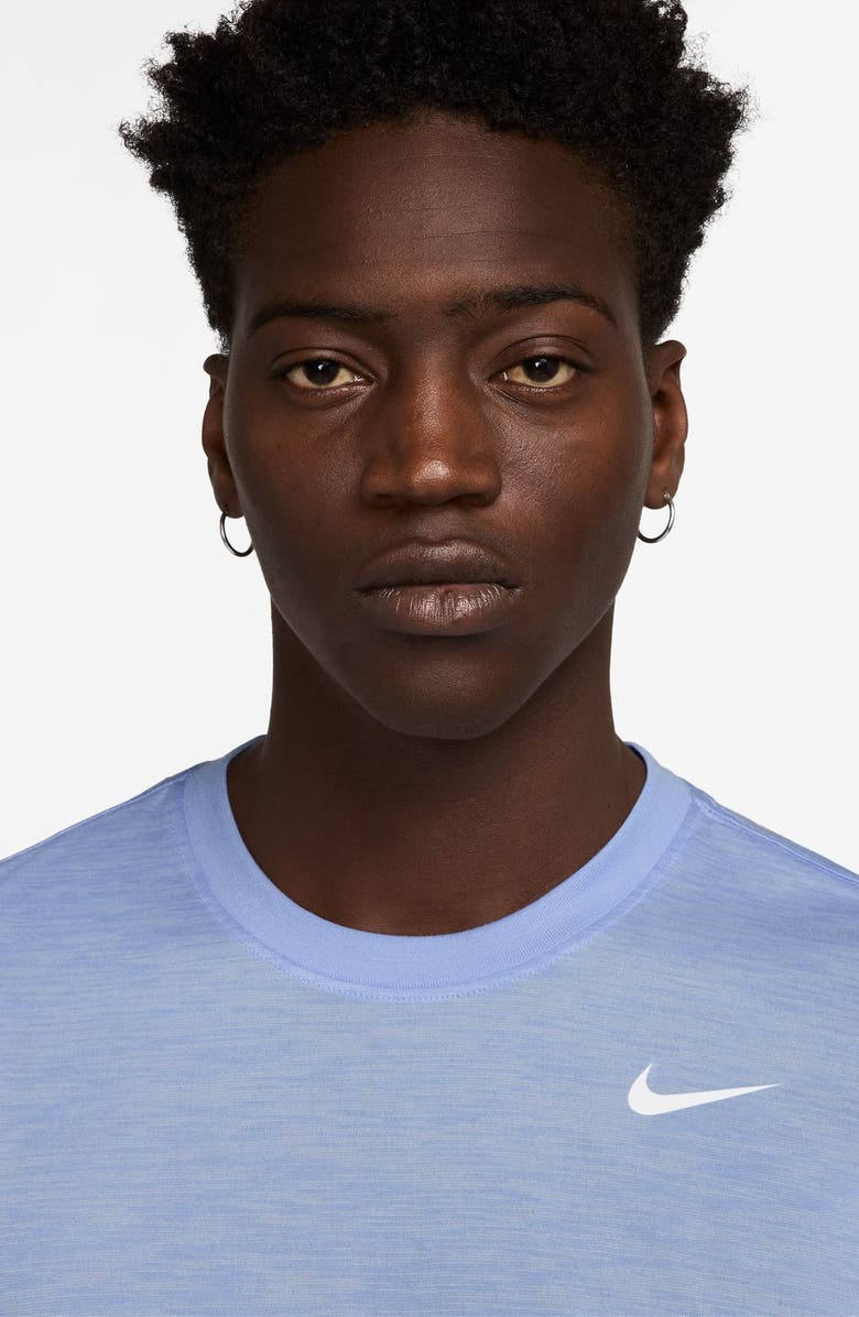 Nike Dri-FIT Fitness T-Shirt, Alternate, color, Aluminum/ Pure/ White