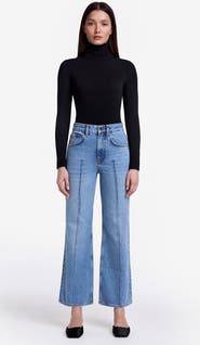 Smythe Finch High Rise Cropped Bootcut Jean