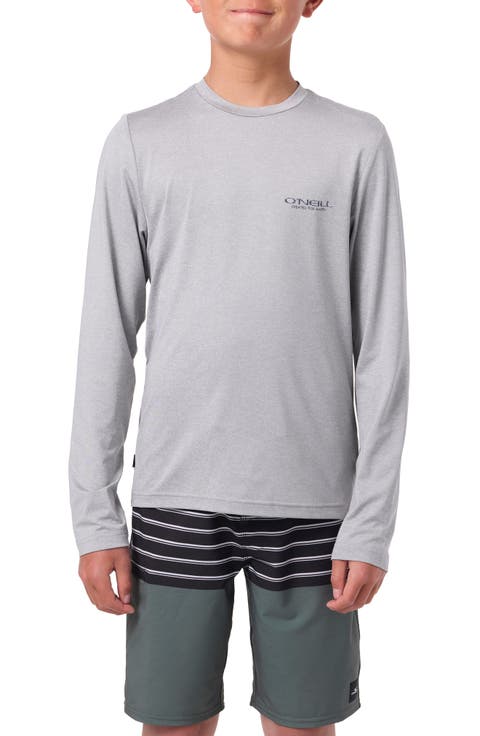 Kids' TRVLR Stacked Long Sleeve Performance T-Shirt (Big Kid)