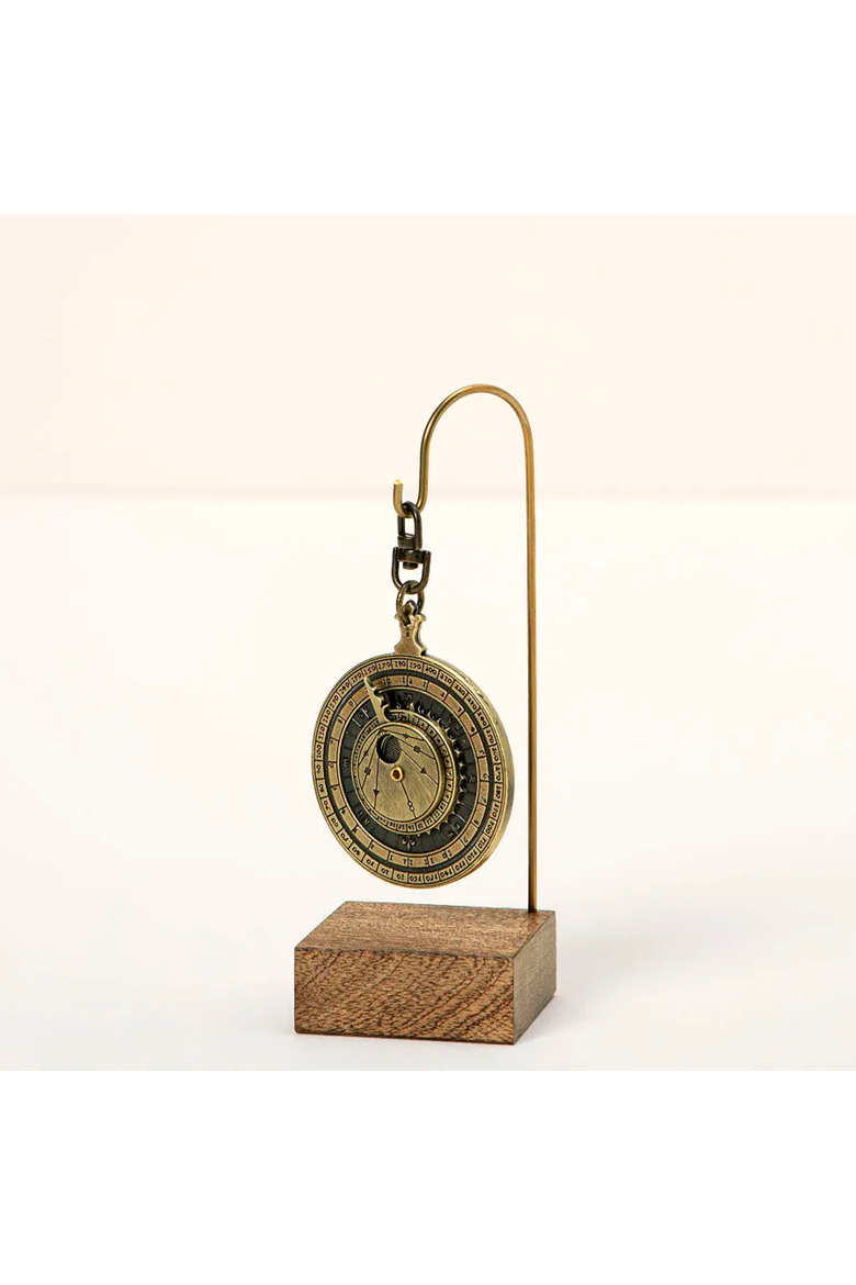 Desktop Celestial Tide Dial by Hemisferium. Instrumentos Cientificos Antiguos, S. L, Alternate, color, Gold