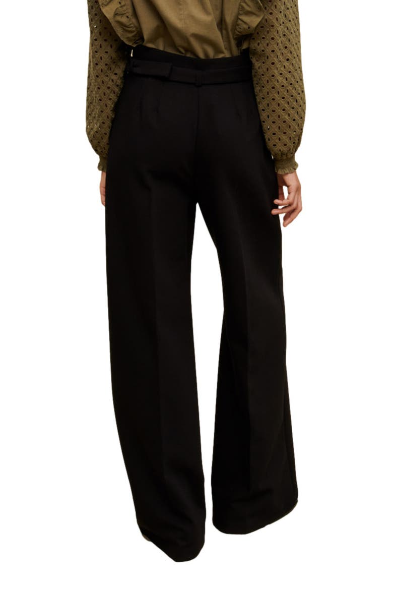 Parc Wide Leg Pants, Alternate, color, BLACK