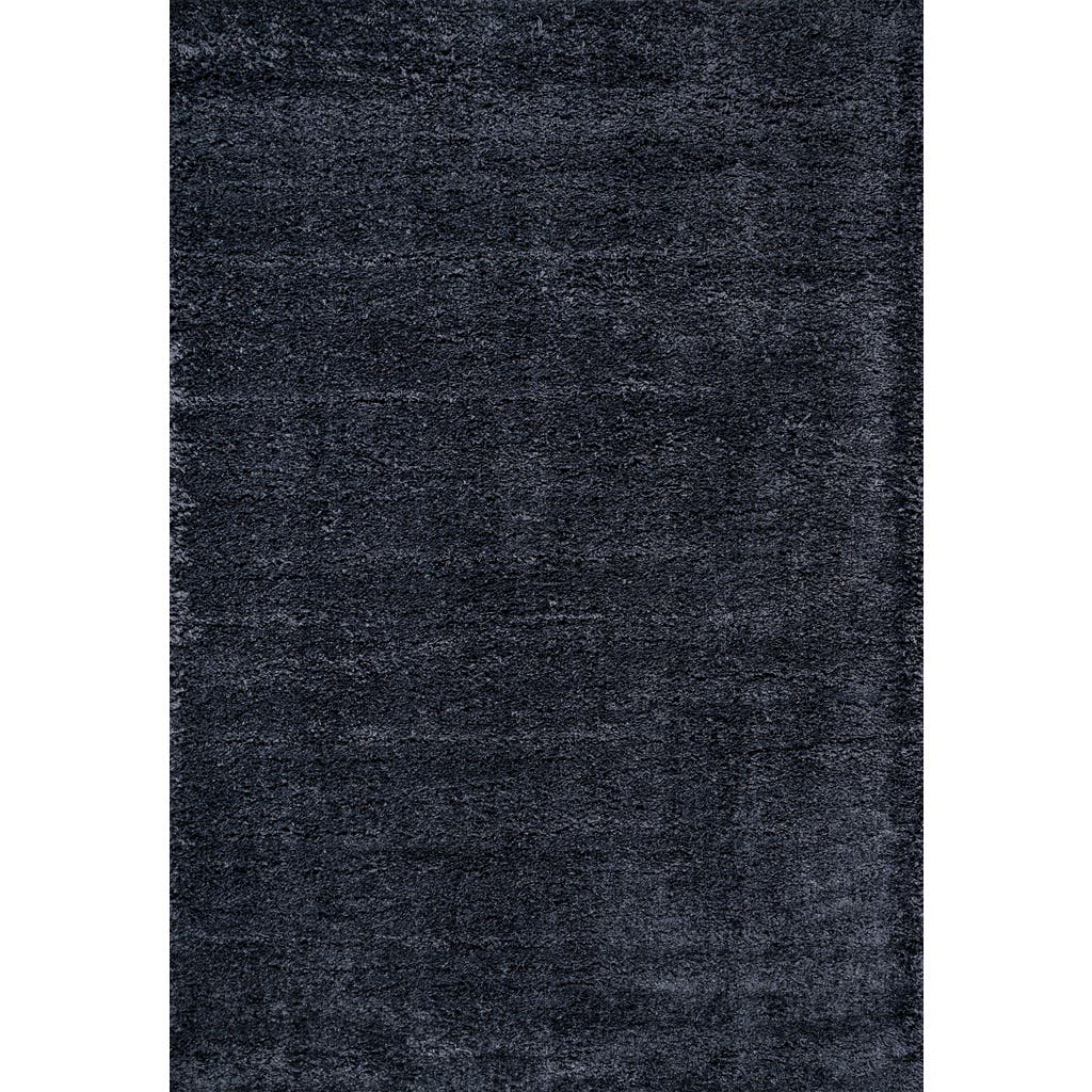 Jonathan Y Groovy Solid Shag Area Rug In Blue