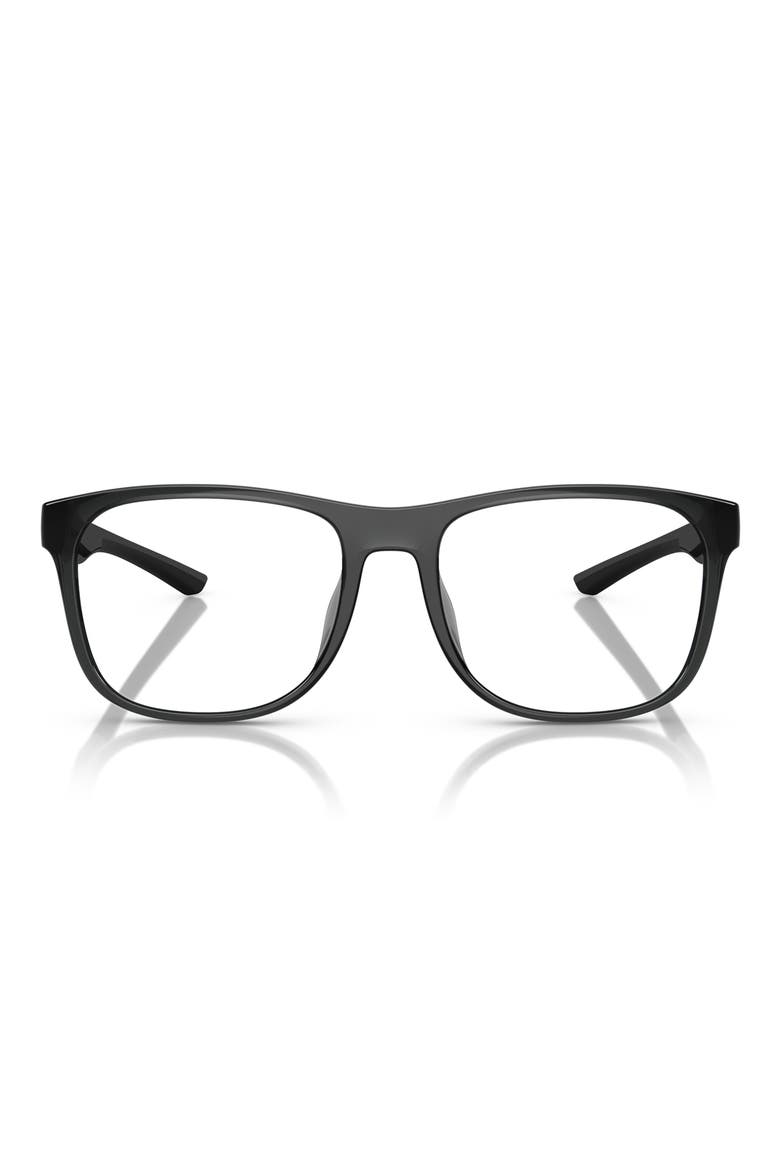56mm Square Optical Glasses, Main, color, TRANSPARENT GREY