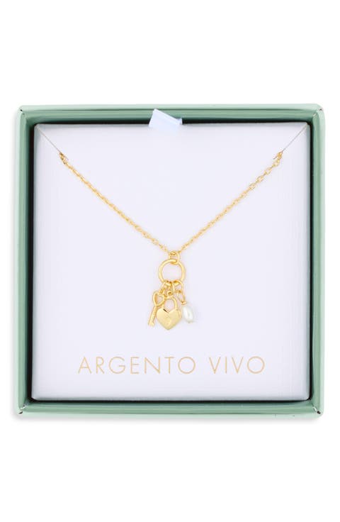 Key Charm Necklace