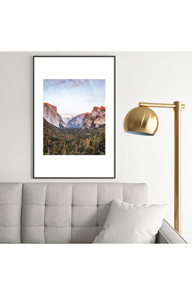 Deny Designs Yosemite Tunnel Framed Art Print, Alternate, color, 