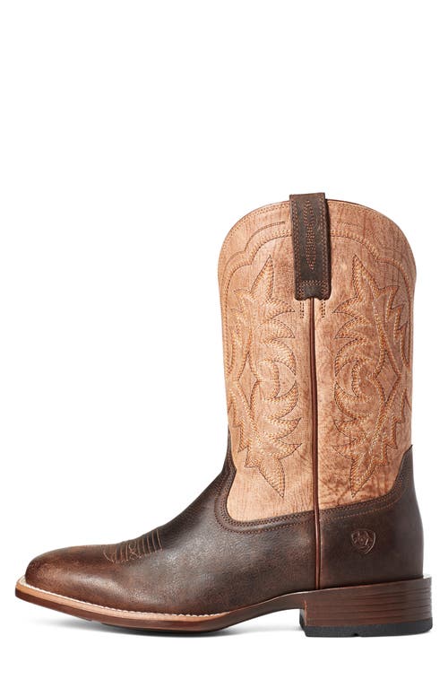 Ariat Ryden Ultra Wide Square Toe Cowboy Boot In Brown