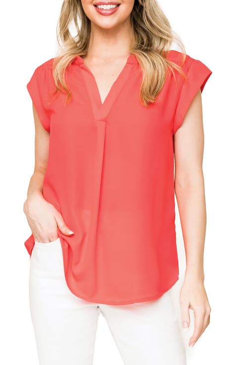 Cap Sleeve Blouse