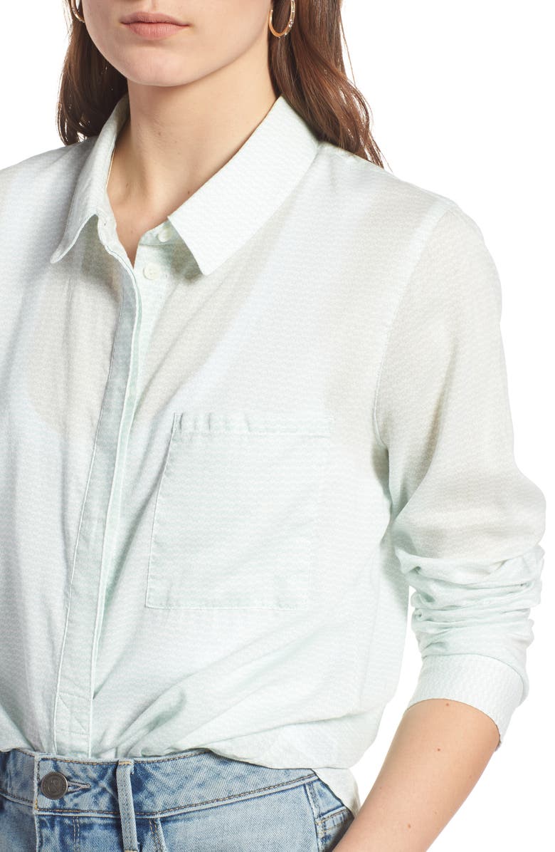 Treasure & Bond Drapey Classic Shirt, Alternate, color,