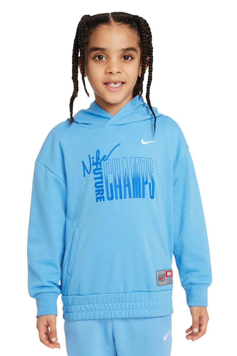 Kids' Logo Hoodie, Main, color, UNIVERSITY