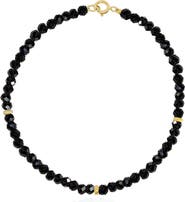 The Lovery Fine Jewelry Black Spinel Bead Bracelet