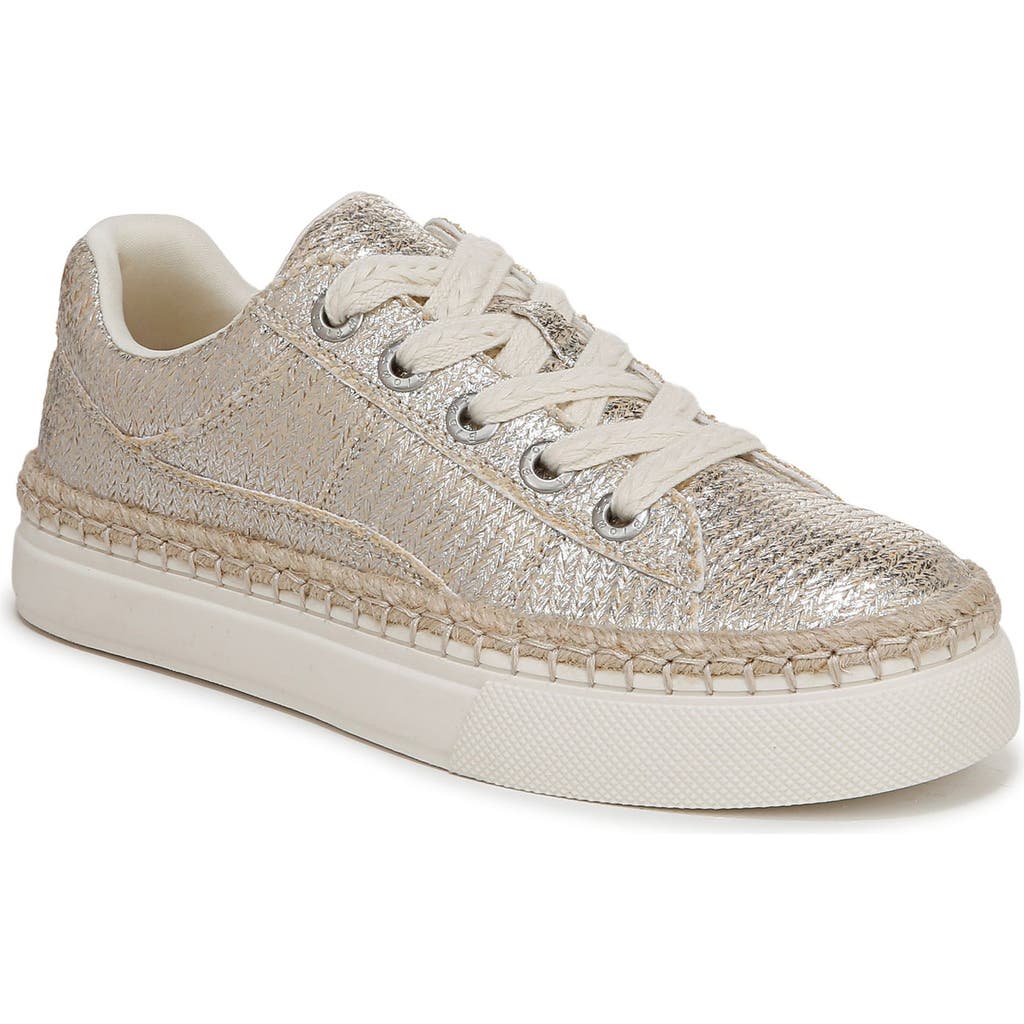 Blowfish Malibu Women's Northshore Lace Up Sneakers In Cream,silver Fabric