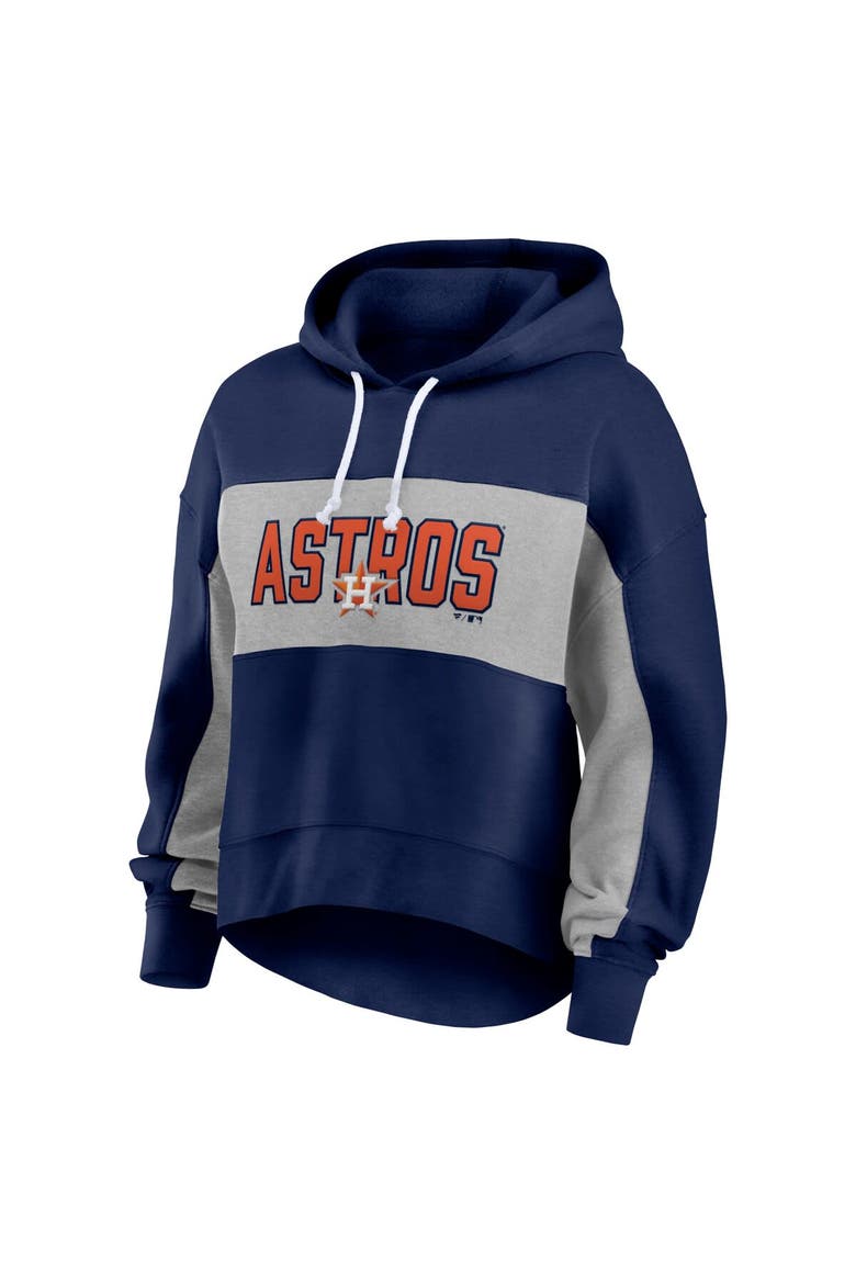 Women's Fanatics Branded Navy Houston Astros Filled Stat Sheet Pullover Hoodie, Alternate, color, Navy