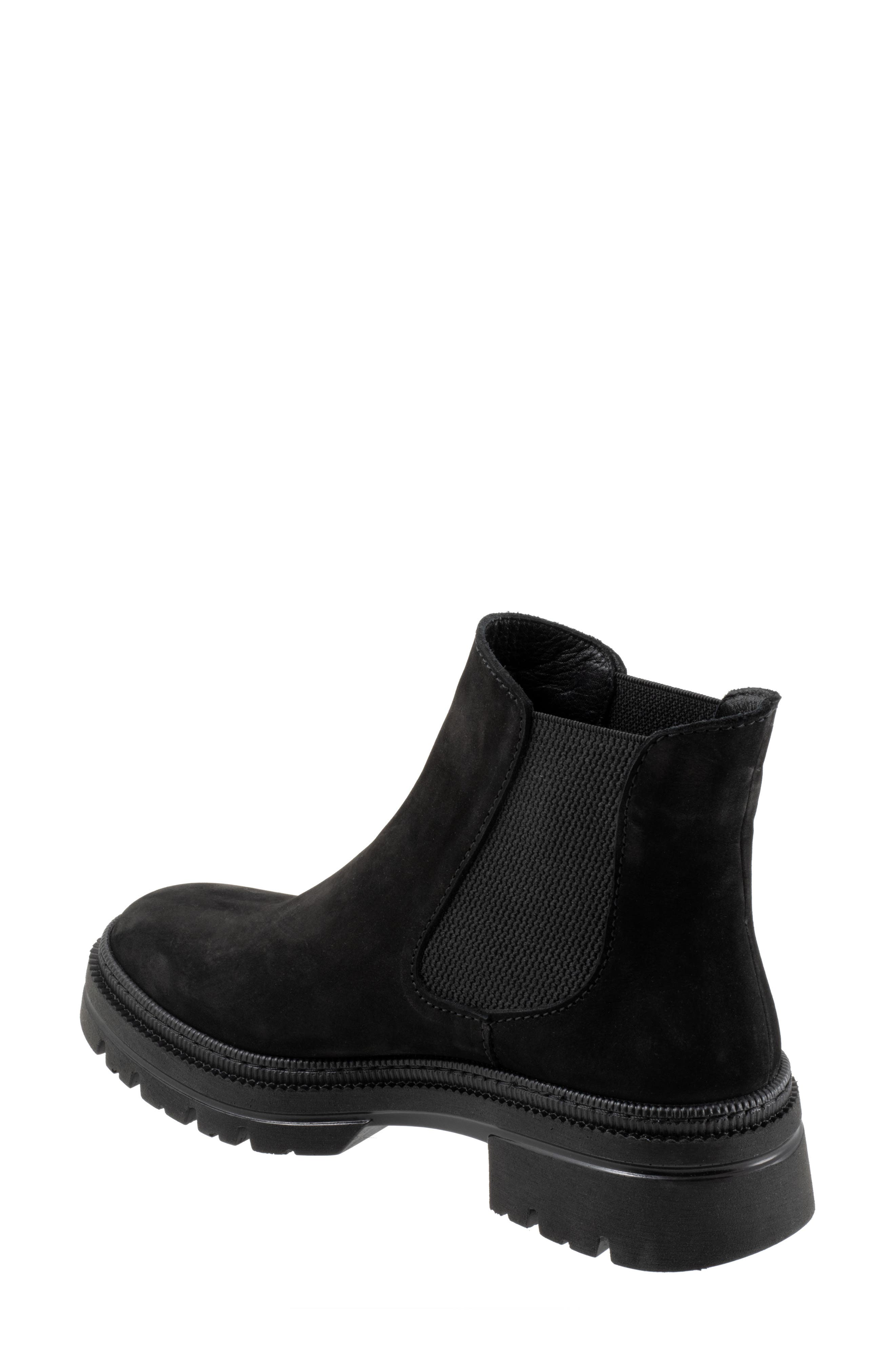 Bueno Darla Lug Chelsea Boot, Alternate, color, Black Nubuck