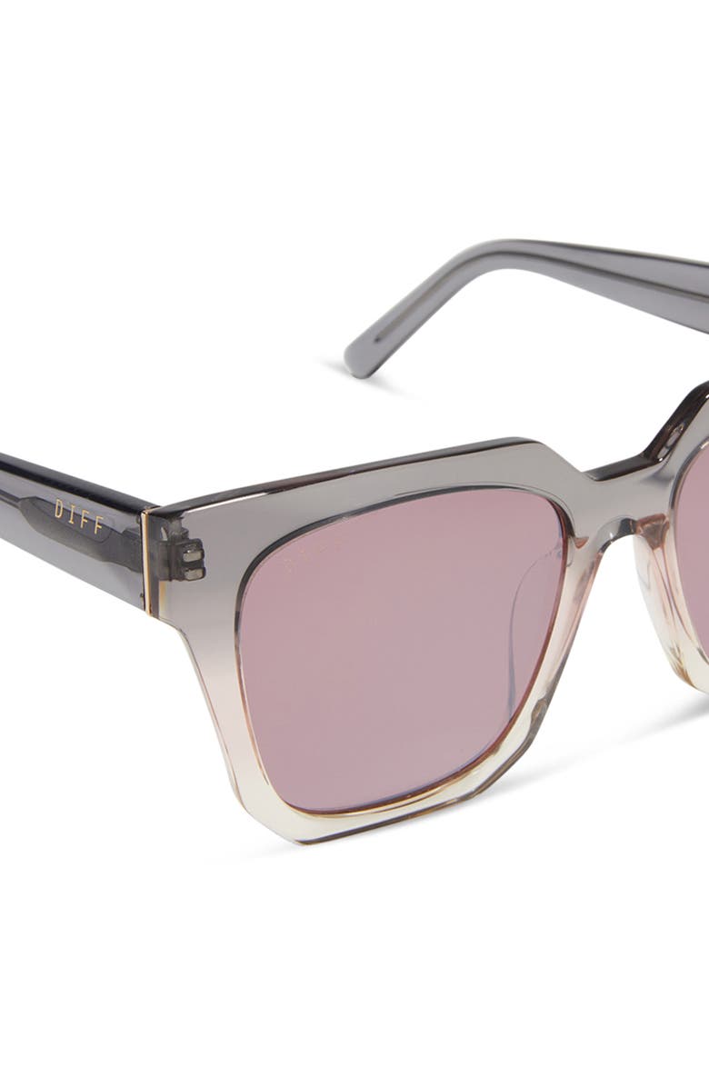 DIFF Ariana II 54mm Gradient Square Sunglasses, Alternate, color,