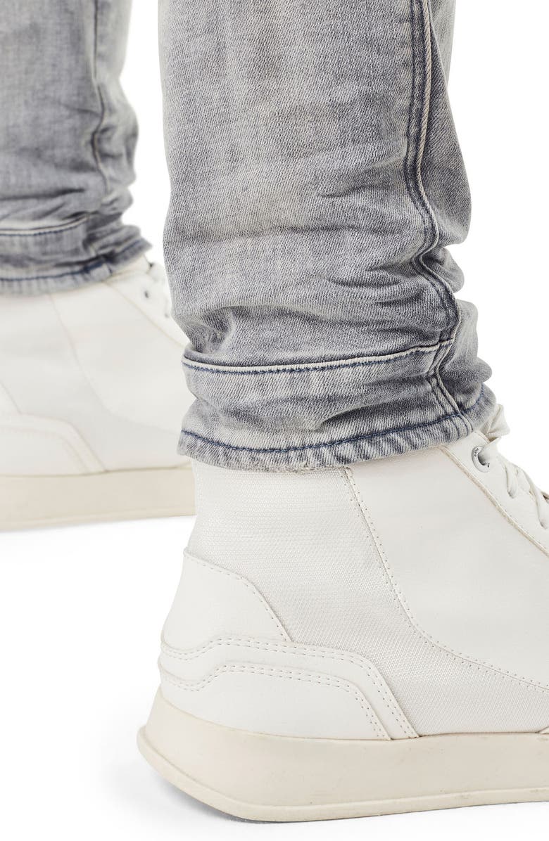 G-STAR 5620 3D Zip Knee Distressed Skinny Jeans, Alternate, color, 