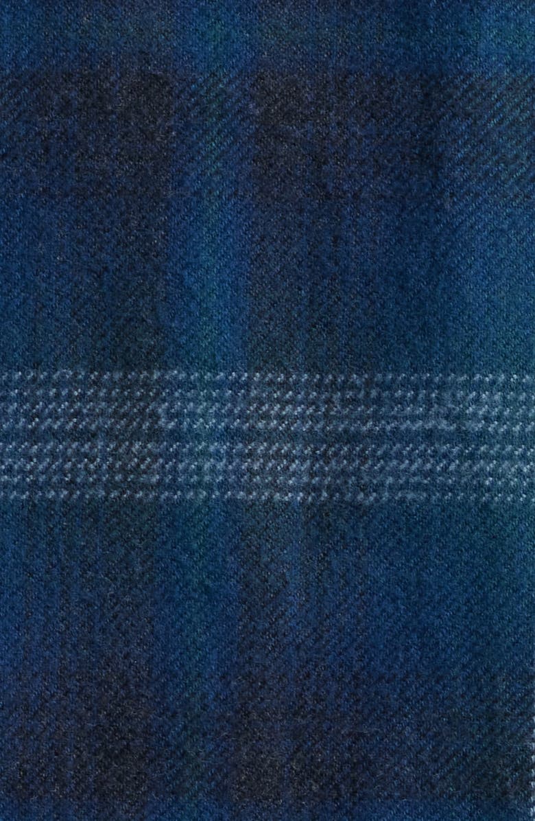 Pendleton Burnside Plaid Flannel Button-Up Shirt, Alternate, color, Denim Plaid