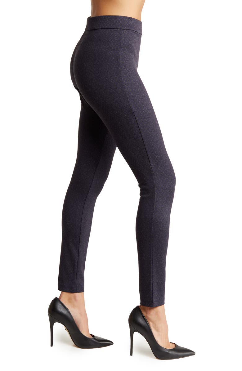 Theory Shawn Trellis Knit Leggings, Alternate, color, Charcoal Multi