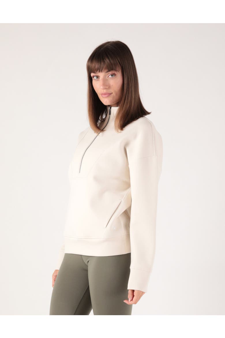 Polished 1/4 Zip, Main, color, Oatmilk