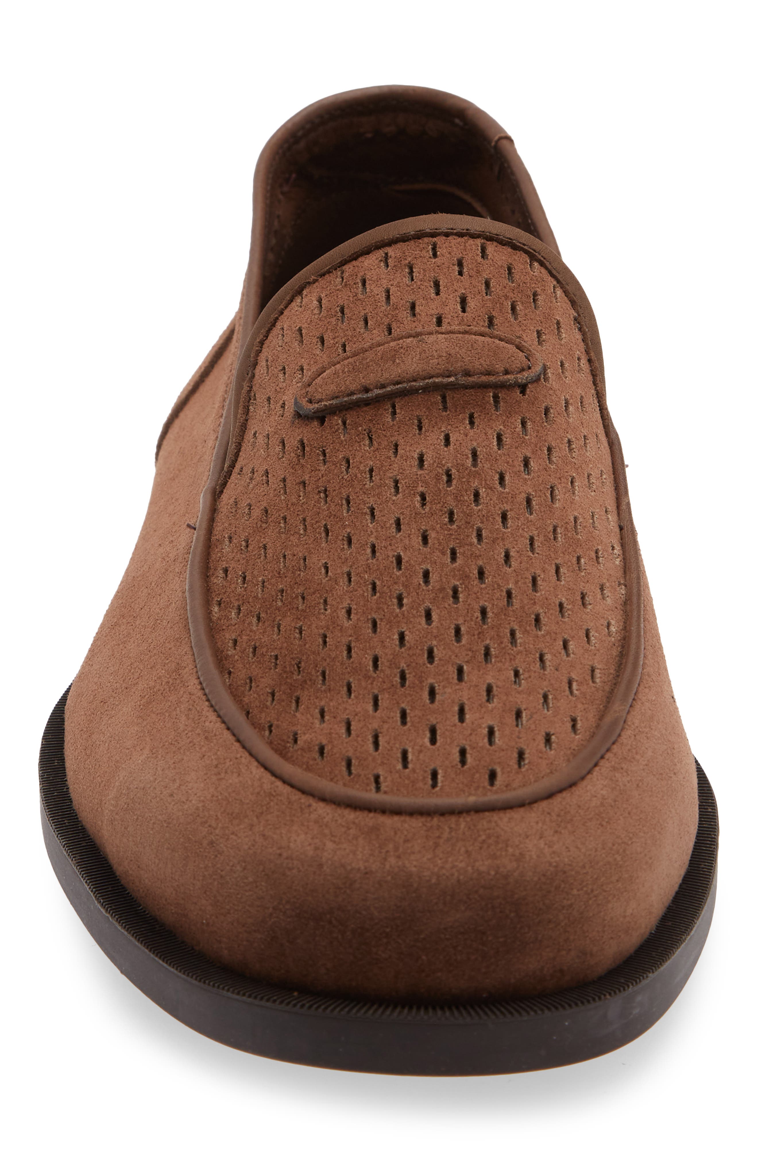 John Lobb Pace Oval Loafer, Alternate, color, 2Y-Dark Brown