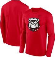 Nike Men's Nike Red Georgia Bulldogs Primetime Alternate Logo Legend Performance Long Sleeve T-Shirt