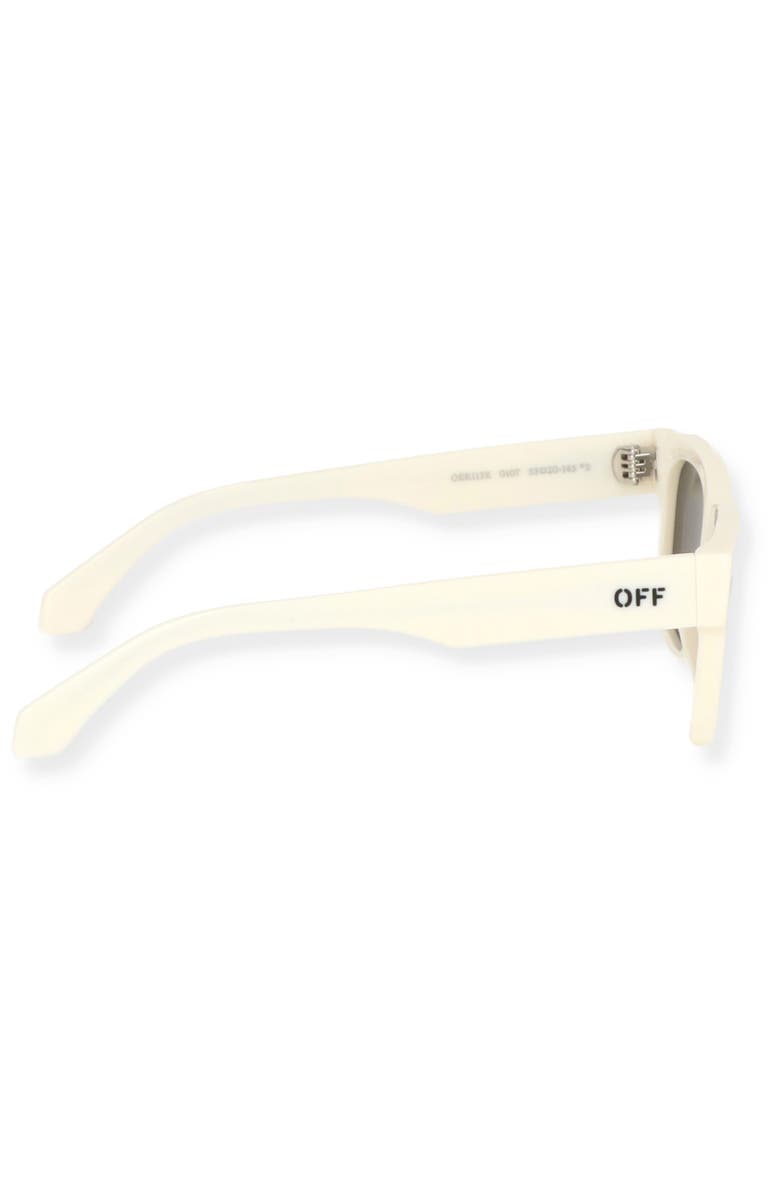 Off-White 53mm Valdez Square Sunglasses, Alternate, color, 