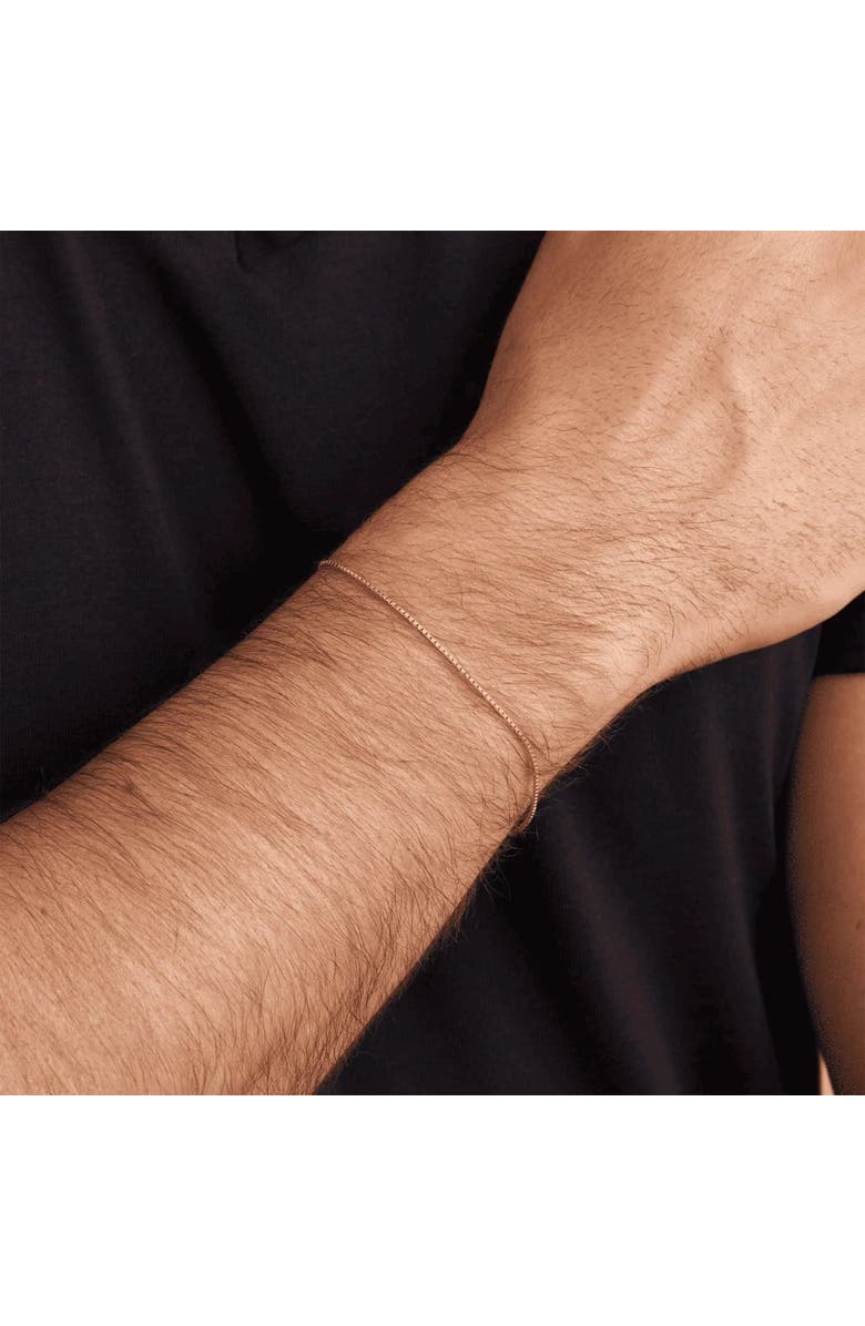 7879 Box Chain Bracelet, Alternate, color, Gold 24K