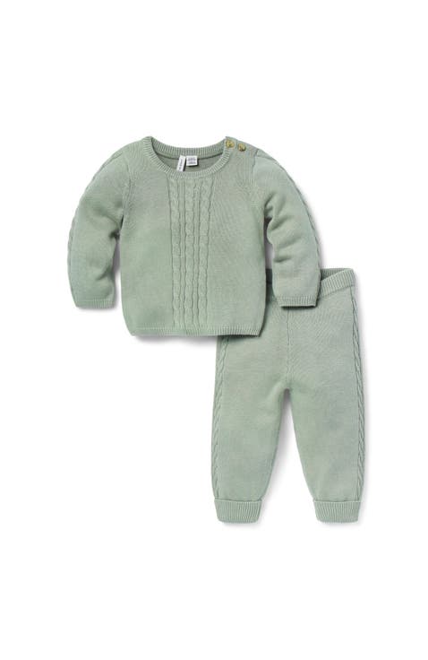 Baby Cable Knit Matching Set (Infant)