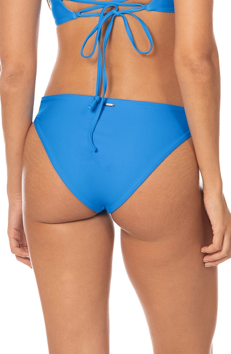 Maaji Blue Sublimity Reversible Bikini Bottoms, Alternate, color, Blue