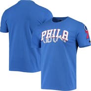PRO STANDARD Men's Pro Standard Royal Philadelphia 76ers Chenille Team T-Shirt