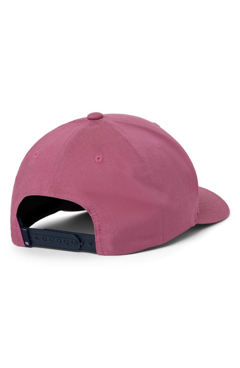 TravisMathew No Schedule Snapback Baseball Cap, Alternate, color, Rose Wine