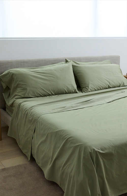 Slumber Cloud Performance Cotton Sheet Set In Green
