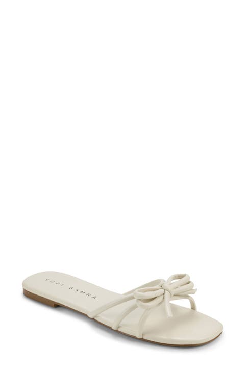 Nicole Bow Slide Sandal (Women)