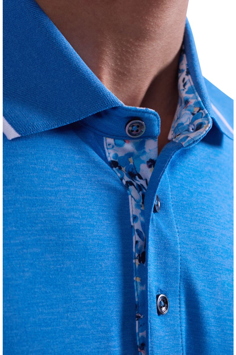 Three-Button Performance Polo, Alternate, color, CLASSIC BLUE